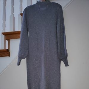 NY & Co. Eva Mendes Metallic Sweater Dress